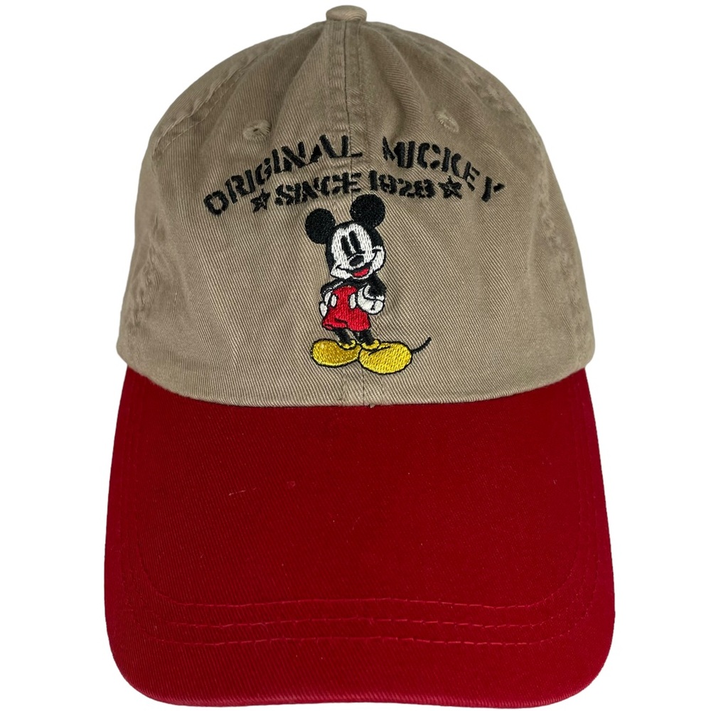 Original Mickey Mouse Since 1928 Embroidered Disney Parks Store Velcro Strap OS